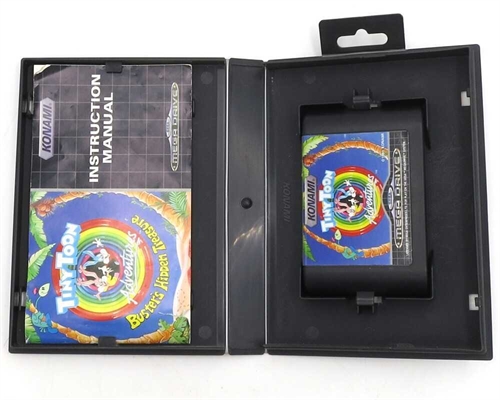 Tiny Toon Adventures - Buster\'s Hidden Treasure - Komplet I Æske - Sega Mega Drive Spil (B Grade) (Genbrug)